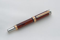 Cambridge Hybrid Fountain Pen(Tit.Gold Accents with Ster.Silver )